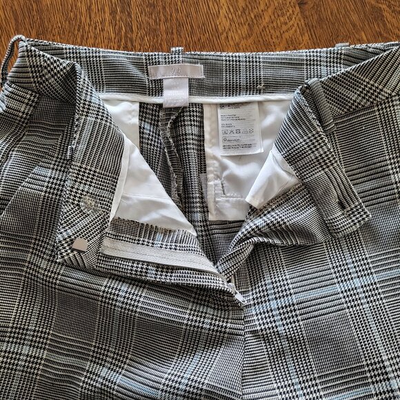 H&M Plaid Dress Pants Size 4 - Picture 4 of 12